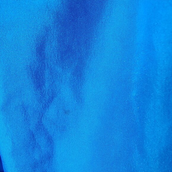 Women's Juniors Soffe Lined Running Shorts Dri-Fit Small Blue Neon Yellow - Picture 3 of 13